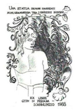 01 – EXL G. D’annunzio - Poema Paradisiaco.. La Statua C3, mm. 118x79 - 1988 ;