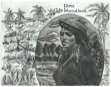 EXL Omar Ronda, Lions Clubs International “La fatica del riso”,C3,C4,C7, mm.100x127 - 2014
