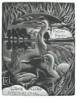 14 - EXL Omar Ronda – Lions Clubs International “La fatica del riso” C3,C4,C7 , mm. 100x127 - 2014;