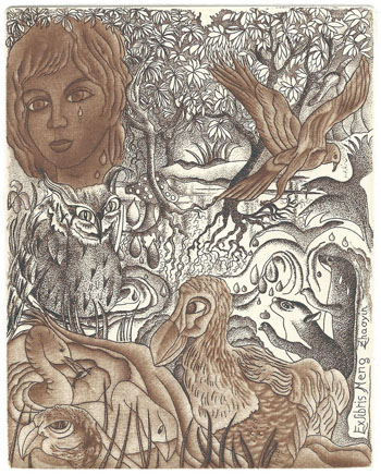 56 - EXL Meng Zhaoyin, “Alice: the lake of tears” C3,C7, mm. 140 x 110 - 2016;